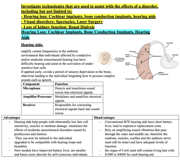 99 ATAR Module 8 HSC Biology Notes - Non-Infectious Disease